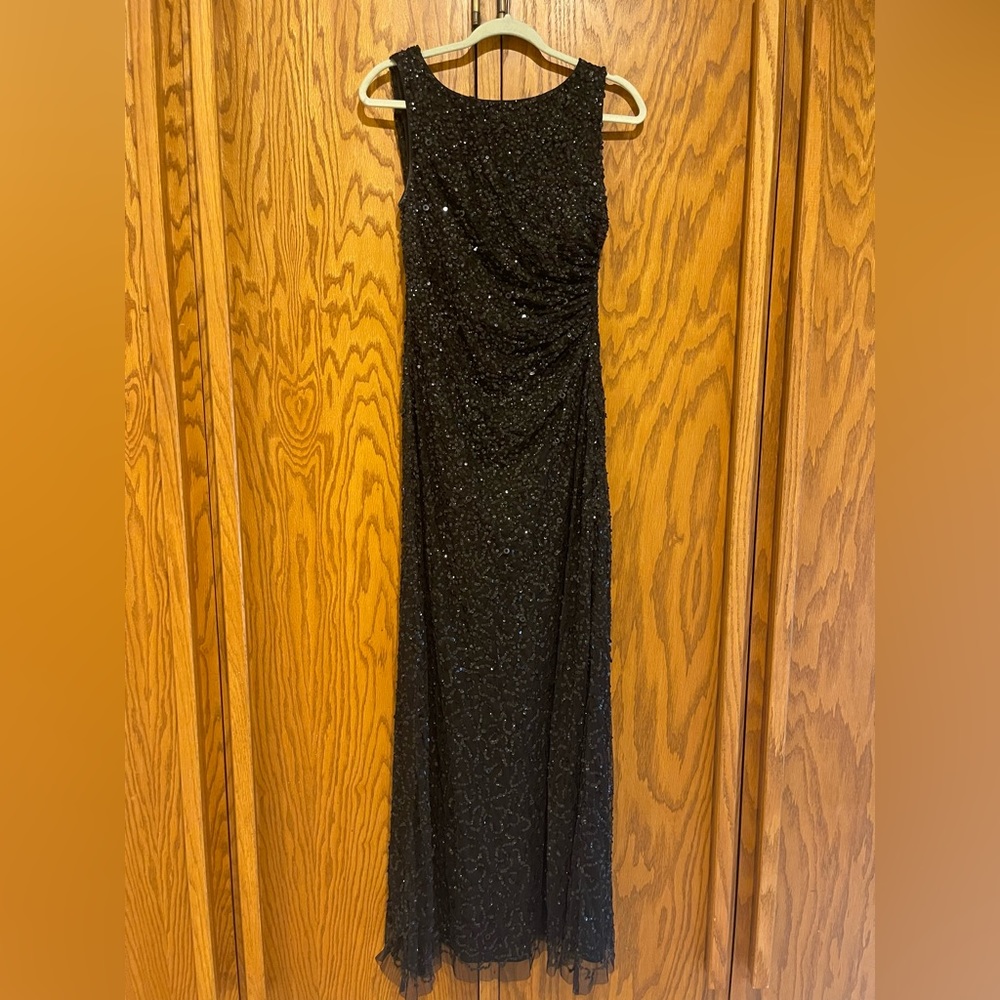 NWT Adrianna Papell Black Sparkly Dress